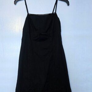 Express dark navy sundress with‎ embroidery Size 5/6